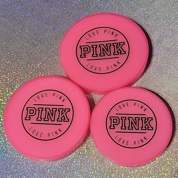 HTF RARE VS Vintage Pink Plastic Jars Organizers Diplay Prop